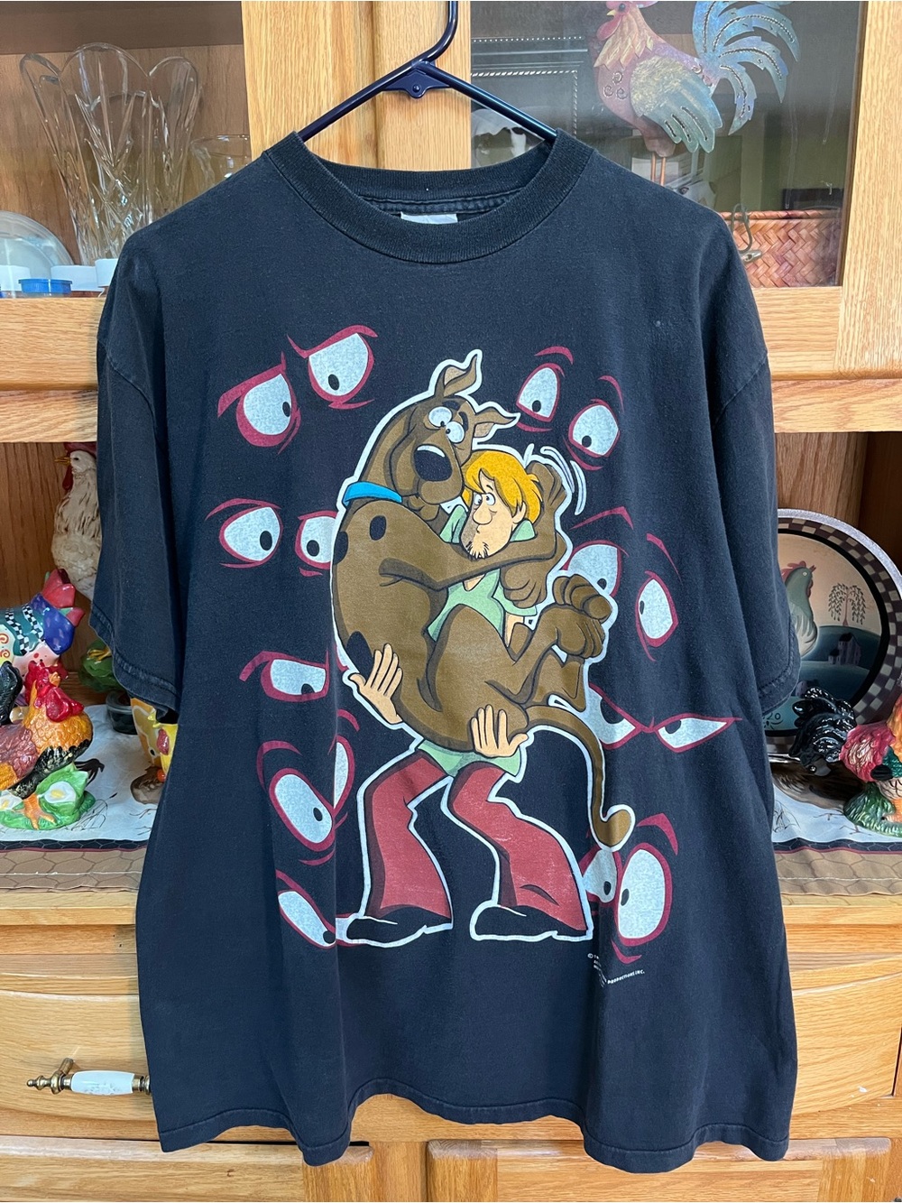 Vintage 1997 Glow in the Dark Scooby Doo Where Are You! Single stitch Tshirt